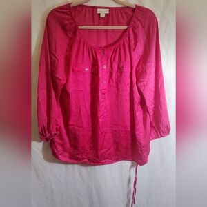 New York & Co Women's Pink Blouse